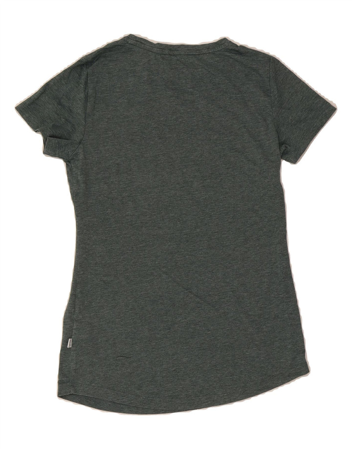 PUMA Womens Graphic T-Shirt Top UK 10 Small  Green Polyester Vintage Puma and Second-Hand Puma from Messina Hembry 