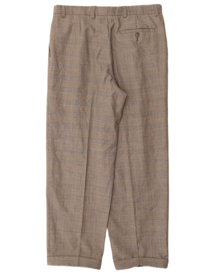 Marks & Spencer Ανδρικό παντελόνι κοστούμι St. Michael Pegged W32 L29 Grey Check
