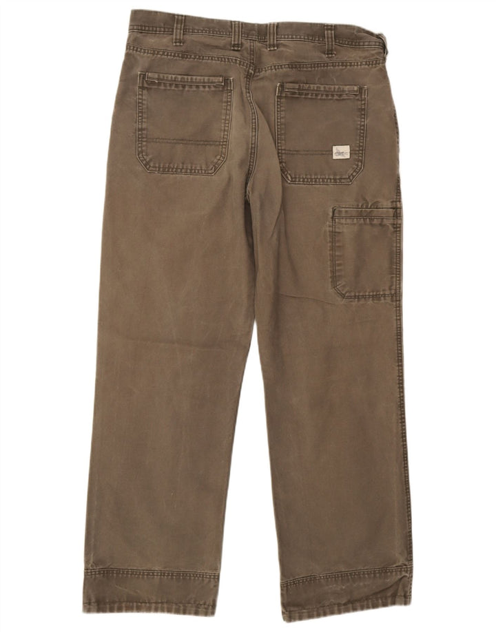 Eddie Bauer Ανδρικό ίσιο παντελόνι Cargo W36 L30 Γκρι βαμβακερό