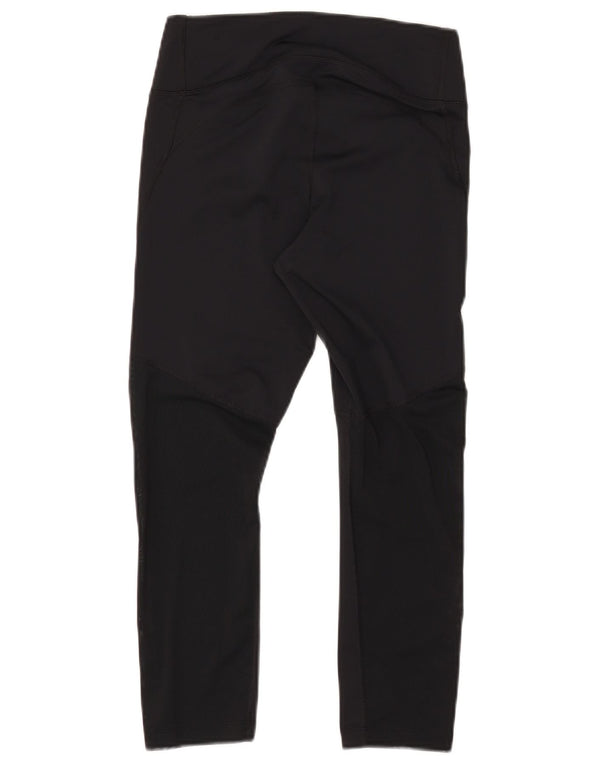 Γυναικείο κολάν NIKE Dri Fit UK 12 μεσαίο μαύρο πολυεστέρα