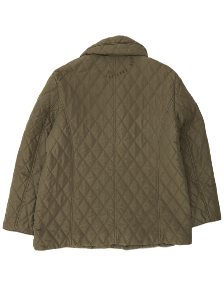 Marks & Spencer Γυναικείο Καπιτονέ μπουφάν UK 16 Large Green Polyester