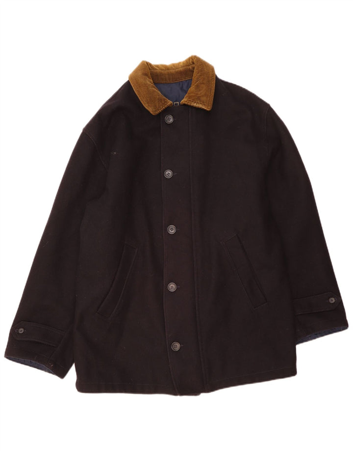 Ανδρικό αναστρέψιμο μπουφάν Ivy Oxford UK 36 Small Navy Blue Wool