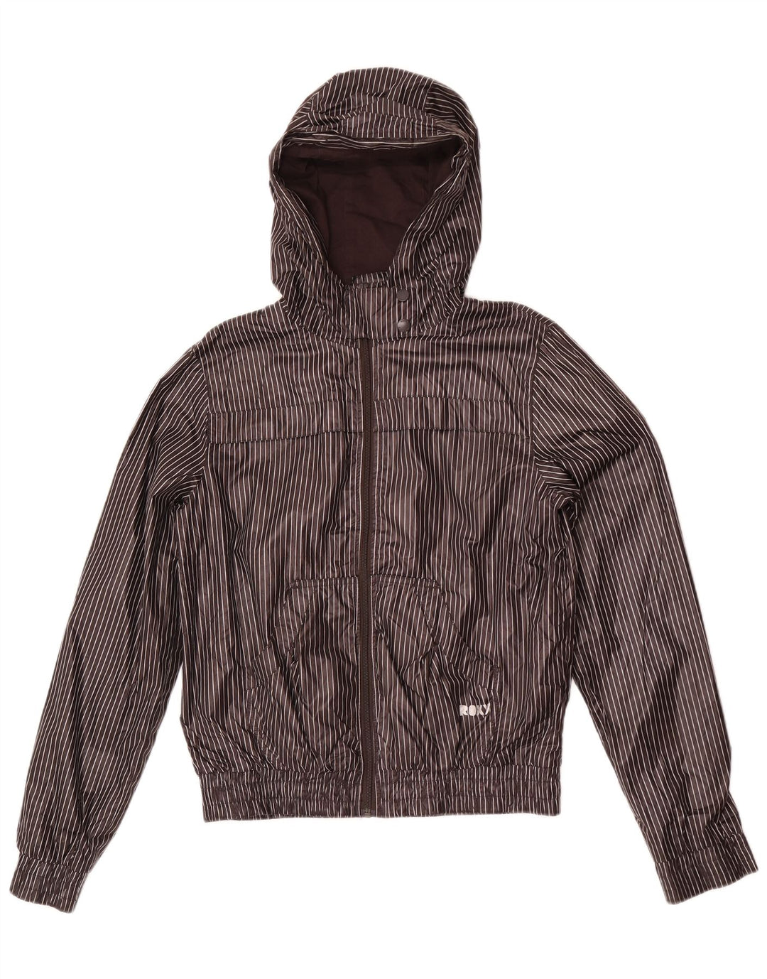 Roxy γυναικεία φόρμα με κουκούλα Top Jacket UK 18 XL Grey Pinstripe Polyester