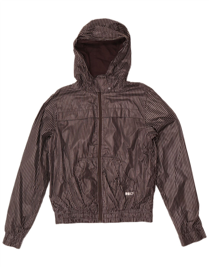 Roxy γυναικεία φόρμα με κουκούλα Top Jacket UK 18 XL Grey Pinstripe Polyester