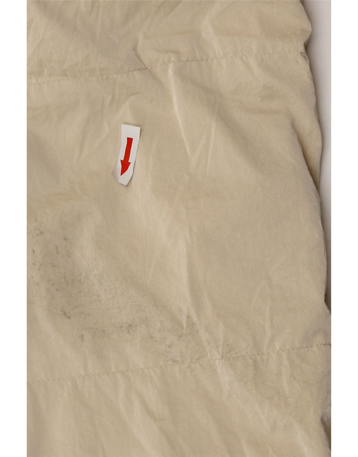 Zara Γυναικεία Longline Oversized Gilet UK 10 Small Beige Polyester
