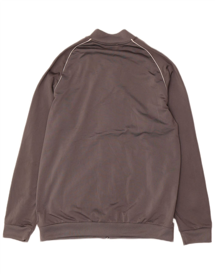 Τοπ μπουφάν Adidas Boys Tracksuit 15-16 Years Grey Polyester