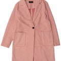 Marks & Spencer Γυναικείο Πανωφόρι UK 12 Medium Pink Polyester
