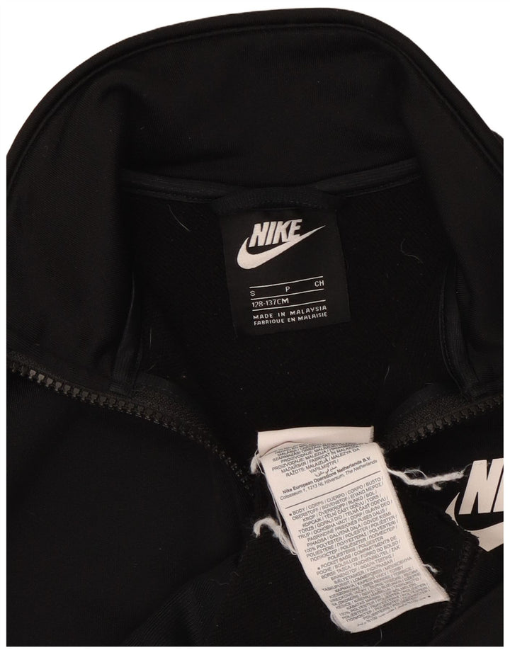 Μπουφάν Nike Boys αθλητική φόρμα 8-9 ετών μικρό μαύρο πολυεστέρα
