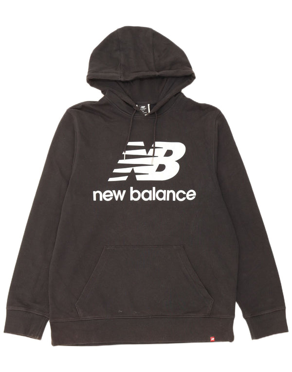 New Balance Ανδρικό γραφικό κουκούλα Jumper XL Μαύρο βαμβακερό