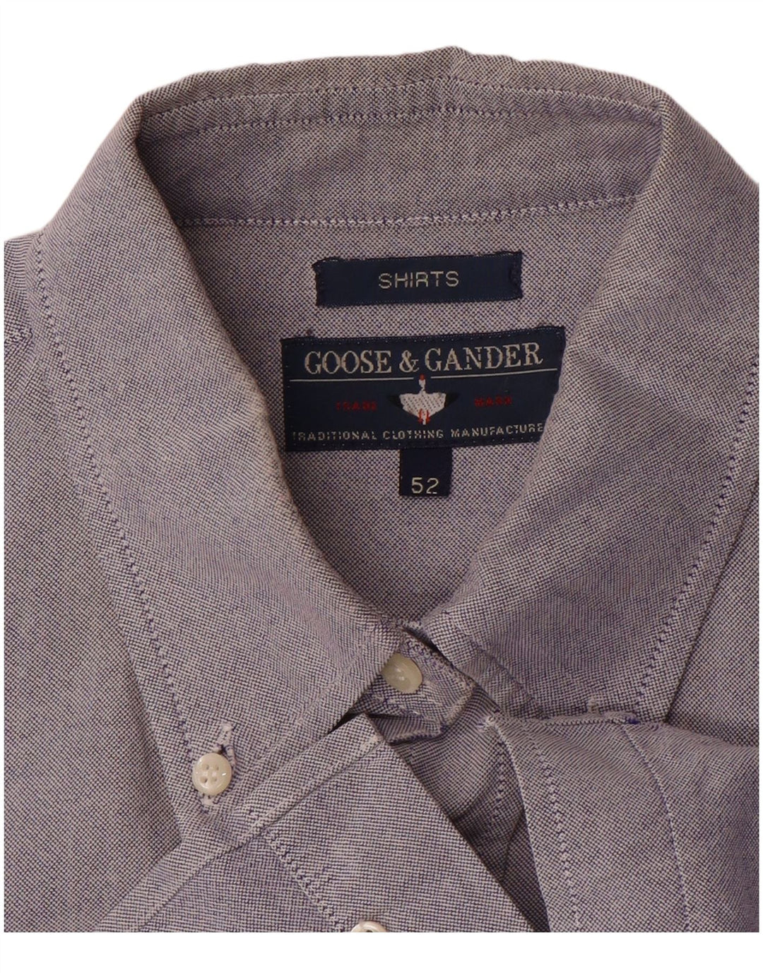 Ανδρικό πουκάμισο GOOSE & GANDER IT 52 Large Purple
