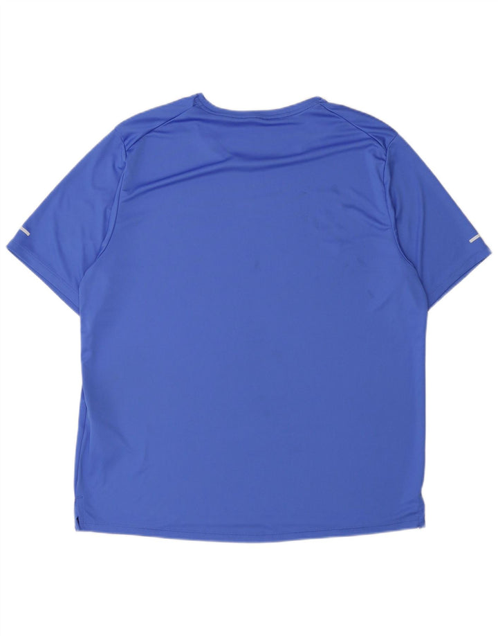 Ανδρικό T-Shirt Nike με γραφικό Dri Fit, μεγάλο μπλε πολυεστέρας