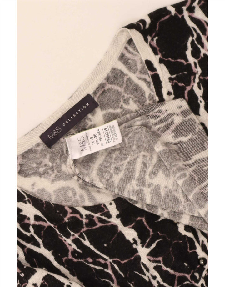 Marks & Spencer Γυναικείο πουλόβερ με λαιμόκαυστο UK 8 Small μαύρο