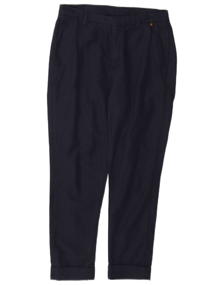 Woolrich Γυναικείο Slim παντελόνι Chino W27 L26 Navy Blue Cotton