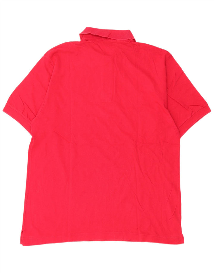 Sergio Tacchini Ανδρικό Πόλο Μπλουζάκι IT 48 Μεσαίο Ροζ Βαμβακερό