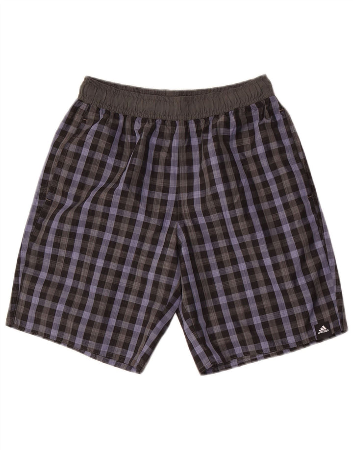 Ανδρικό σορτς Adidas Small Grey Check Polyester