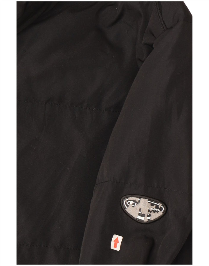 Champion γυναικείο μπουφάν με επένδυση UK 16 μεγάλο μαύρο πολυεστέρα