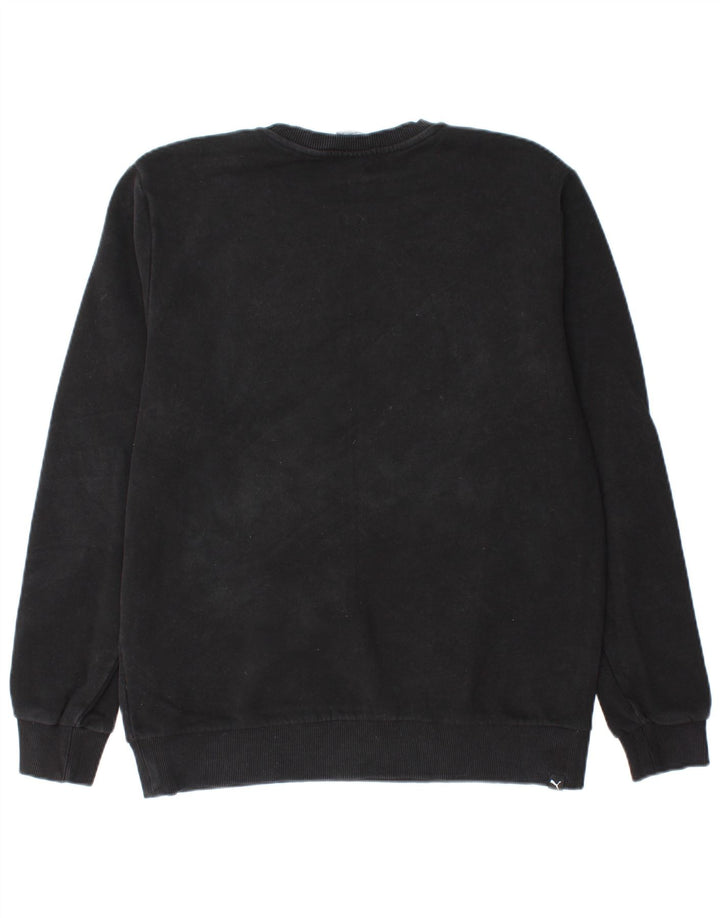 Ανδρικό γραφικό φούτερ PUMA Jumper μεγάλο μαύρο βαμβακερό