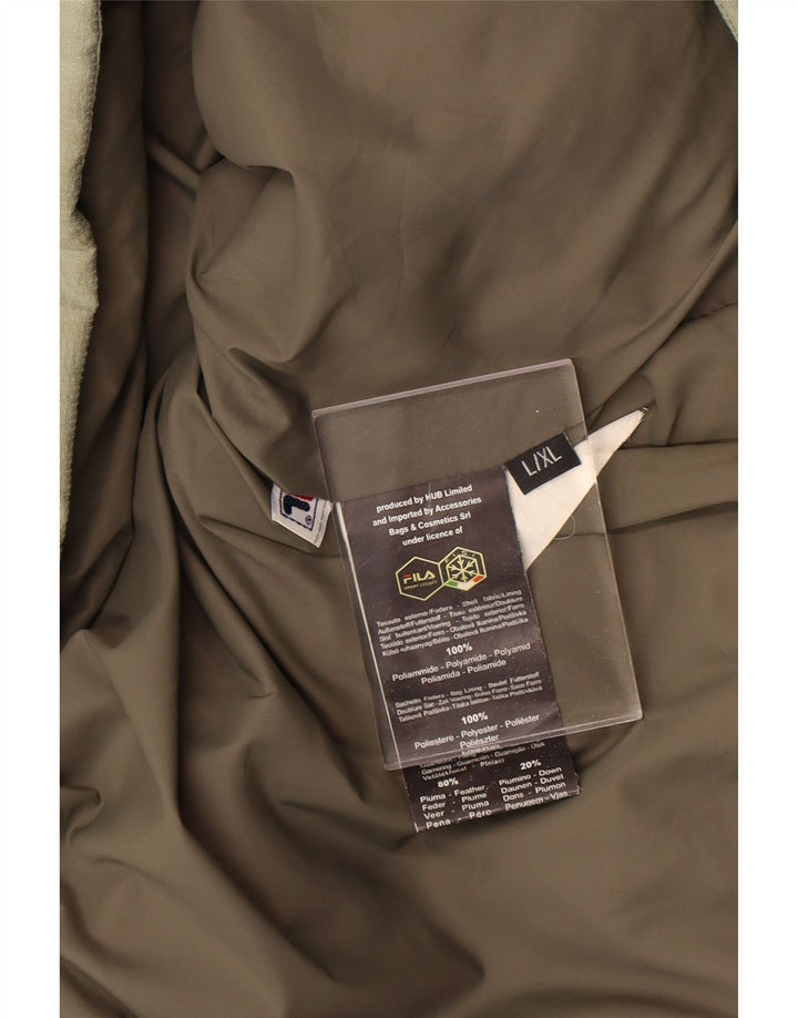 Fila Ανδρικό μπουφάν με κουκούλα UK 40 Large Green