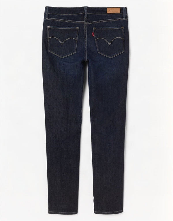Γυναικείο Slim Jeans Levi's W29 L32 Navy Blue Cotton