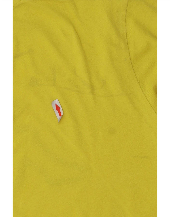 Ανδρικό γραφικό μπλουζάκι Kappa Top Medium Yellow