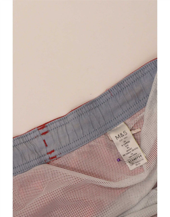 Ανδρικό σορτς κολύμβησης Marks & Spencer XL κόκκινο πολυεστέρα