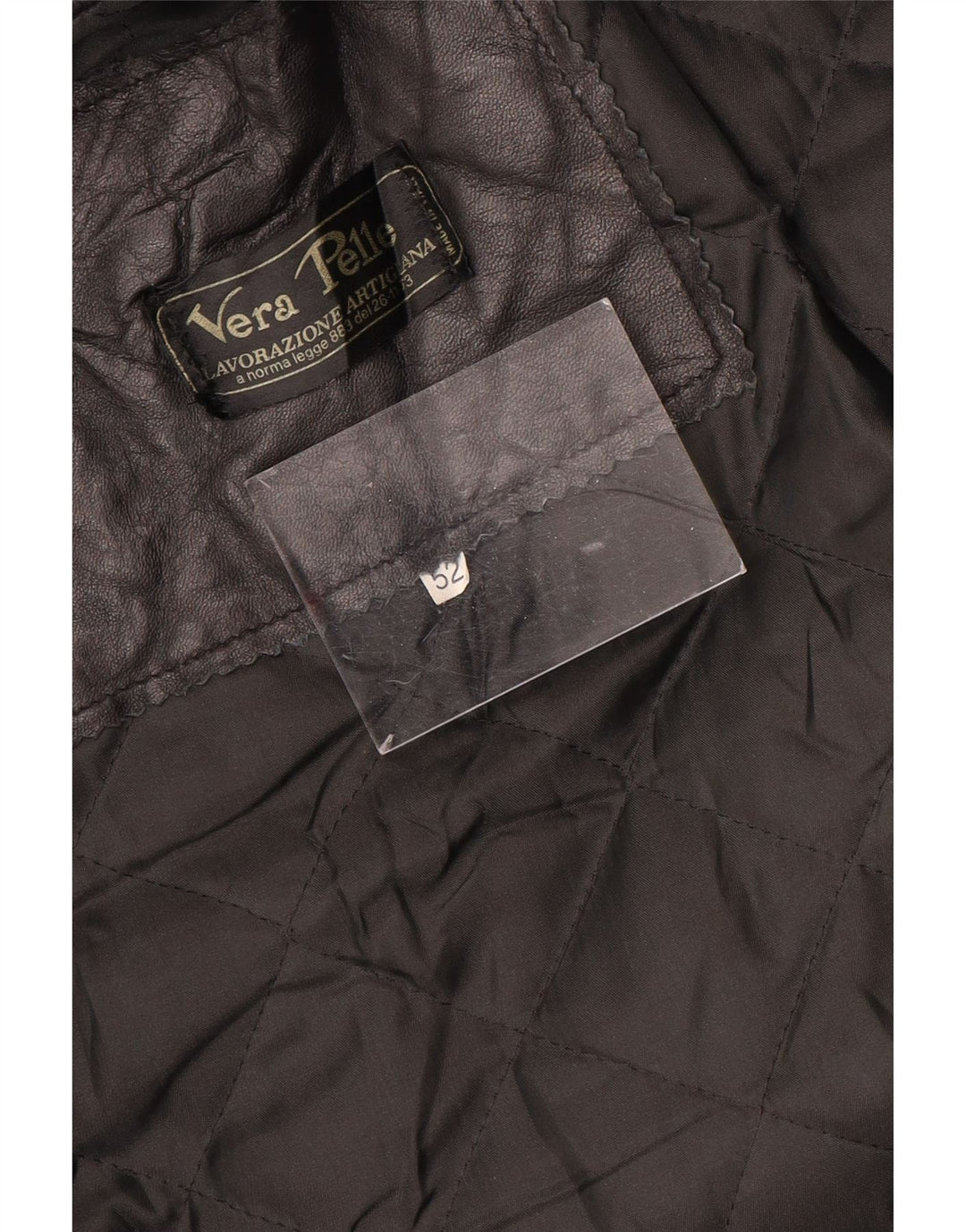 LAVORAZIONE ARTIGIANA Ανδρικό Δερμάτινο Μπουφάν IT 52 XL Μαύρο Δερμάτινο