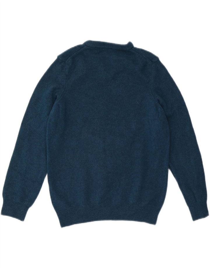 Γυναικείο πουλόβερ με λαιμόκοψη με λαιμόκοψη Lyle & Scott UK 10 Small Blue