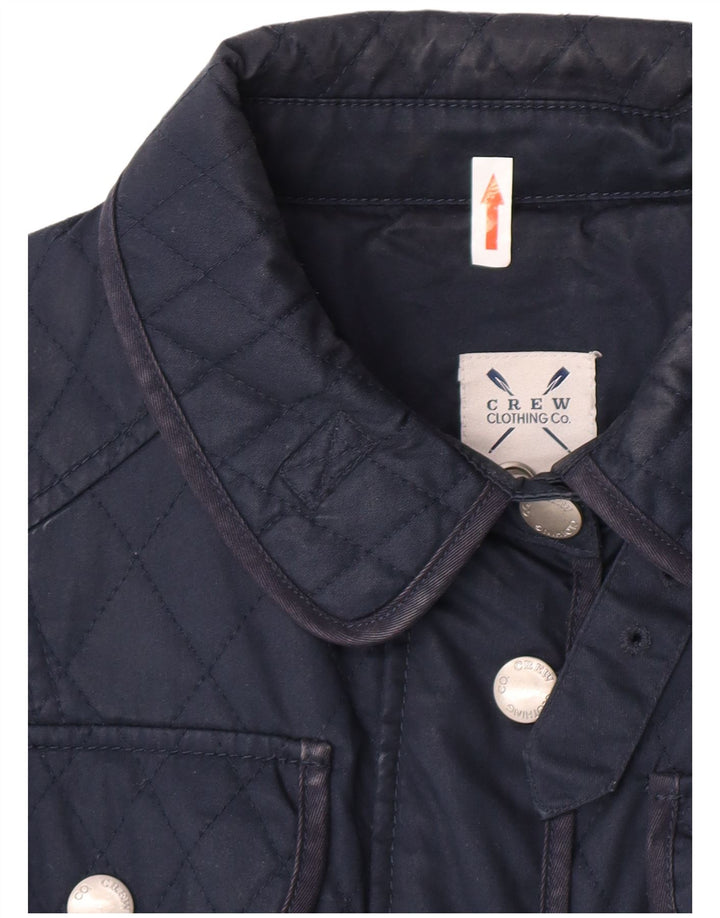 Crew Clothing Γυναικεία καπιτονέ μπουφάν UK 10 Small Navy Blue