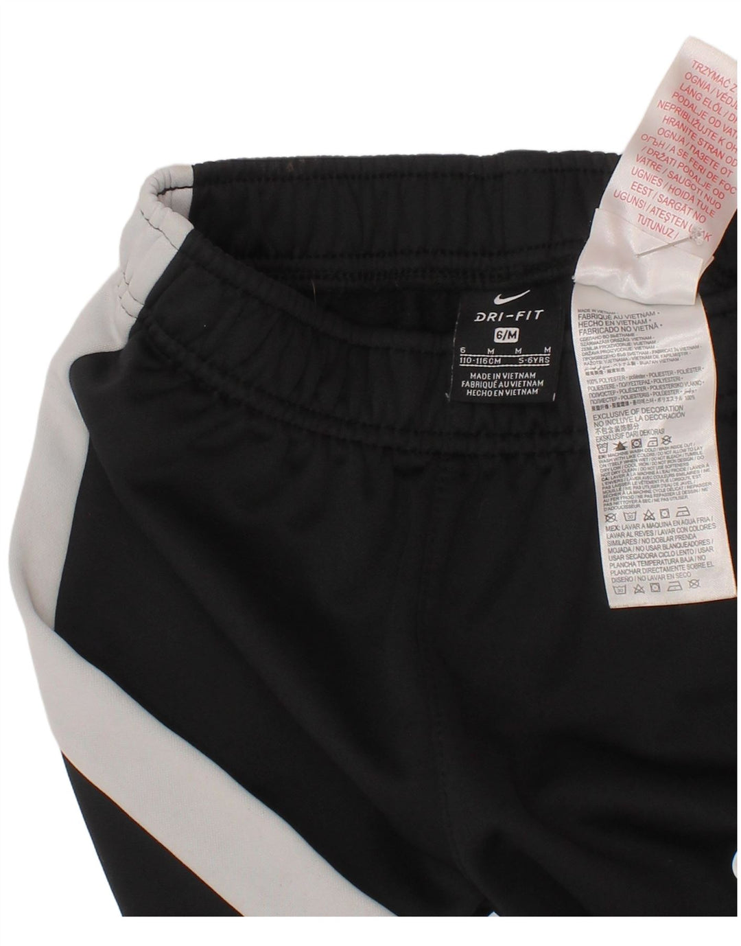 Παντελόνι αθλητικής φόρμας Nike Boys Dri Fit Joggers 5-6 ετών Μεσαίο μαύρο