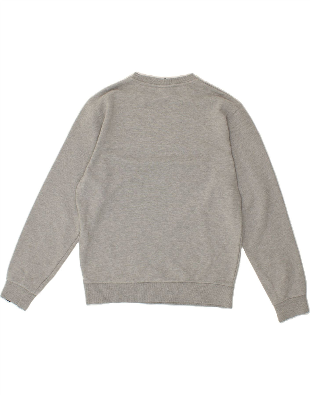 ELLESSE Womens Loose Fit Sweatshirt Jumper UK 12 Medium Grey Cotton Vintage Ellesse and Second-Hand Ellesse from Messina Hembry 