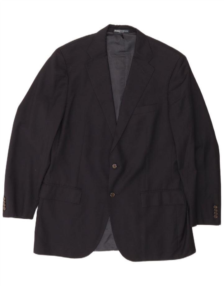 POLO RALPH LAUREN Ανδρικό σακάκι 2 κουμπιών UK 44 2XL Navy Blue Wool