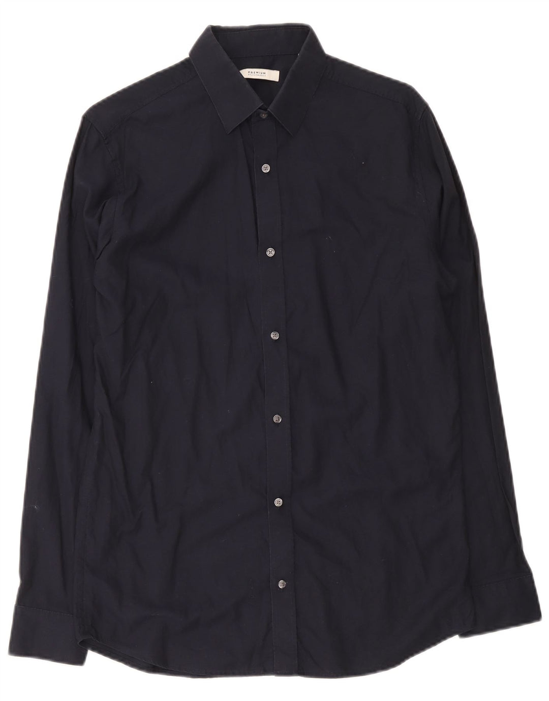 Jack & Jones Ανδρικό πουκάμισο Premium Βαμβακερό μεσαίο ναυτικό μπλε