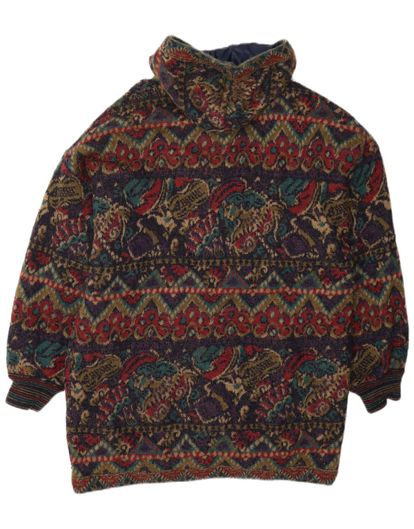 Vintage Ανδρικό Abstract Pattern Reversible Jacket UK 42 XL Πολύχρωμο