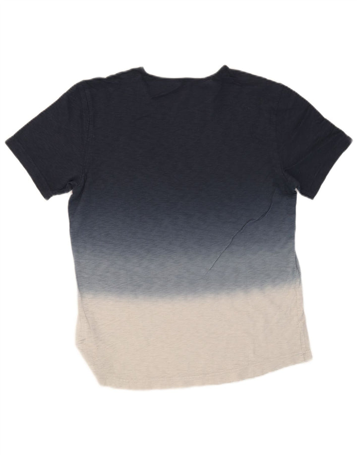 BENETTON Ανδρικό T-Shirt Τοπ μεσαίο μπλε ναυτικό χρώμα, βαμβακερό