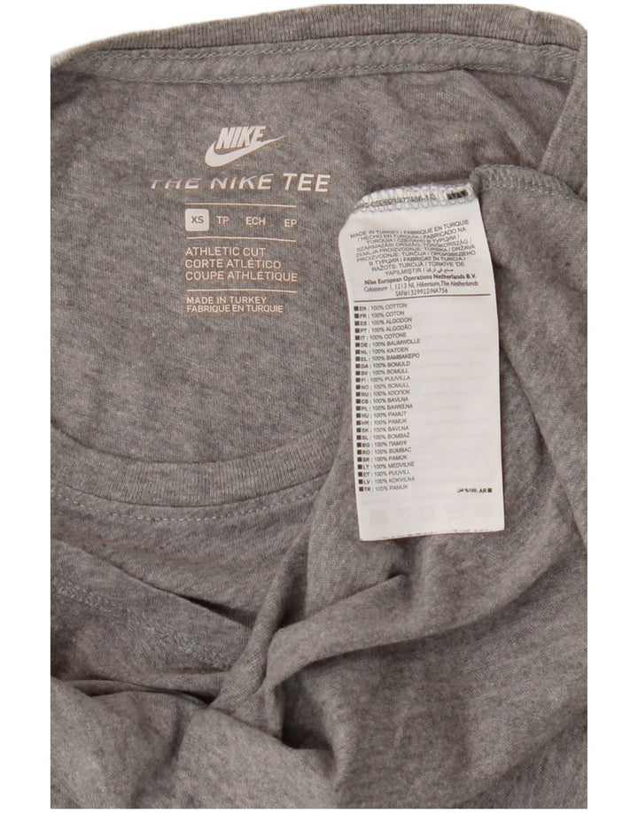 Ανδρικό T-Shirt Nike Top XS Γκρι βαμβακερό