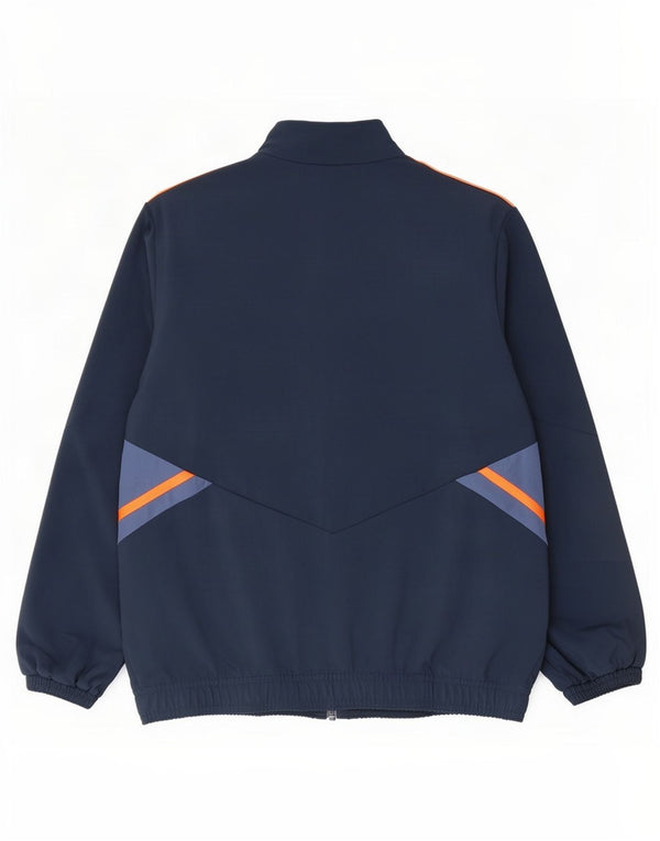 Adidas Boys Μάντσεστερ Γιουνάιτεντ αθλητική φόρμα Top Jacket 11-12 Years Navy Blue