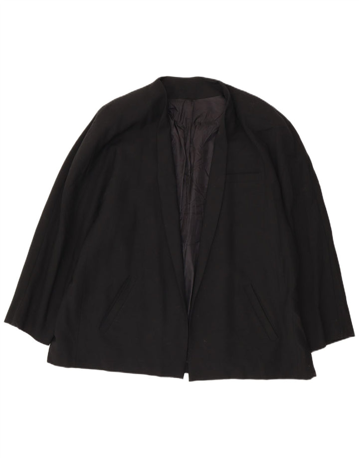 Marina Rinaldi Γυναικείο Open Oversized Μπουφάν Μπλέιζερ Μέγεθος 31 XL Μαύρο