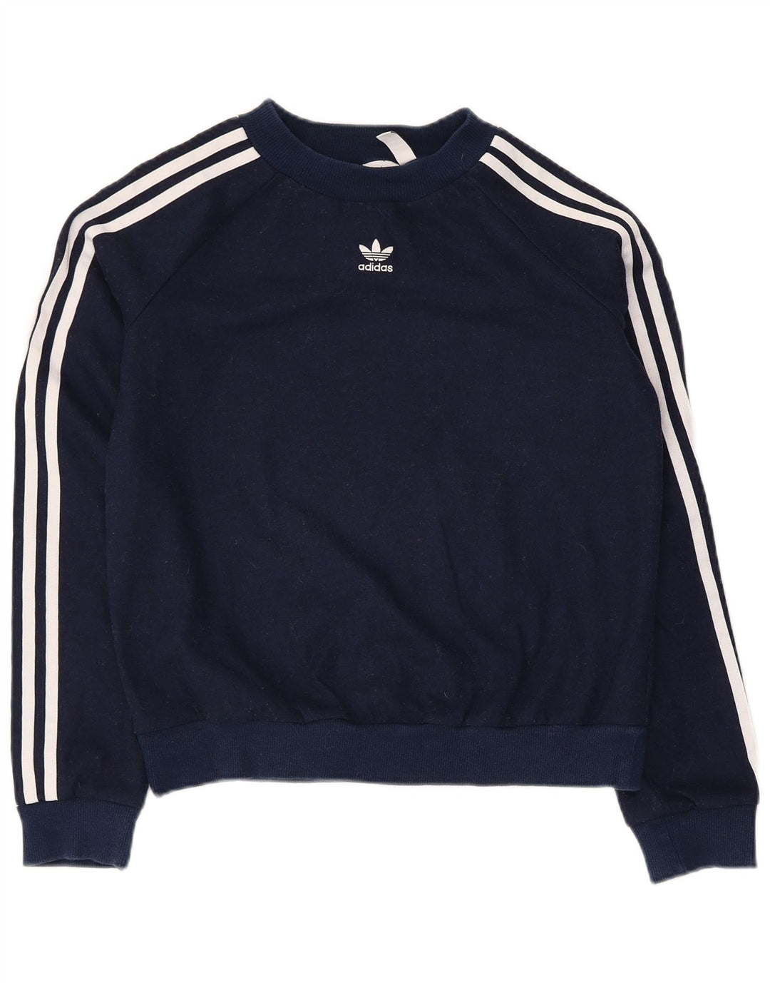Ανδρικό φούτερ Adidas Crop Jumper UK 8 Small Navy Blue Polyester