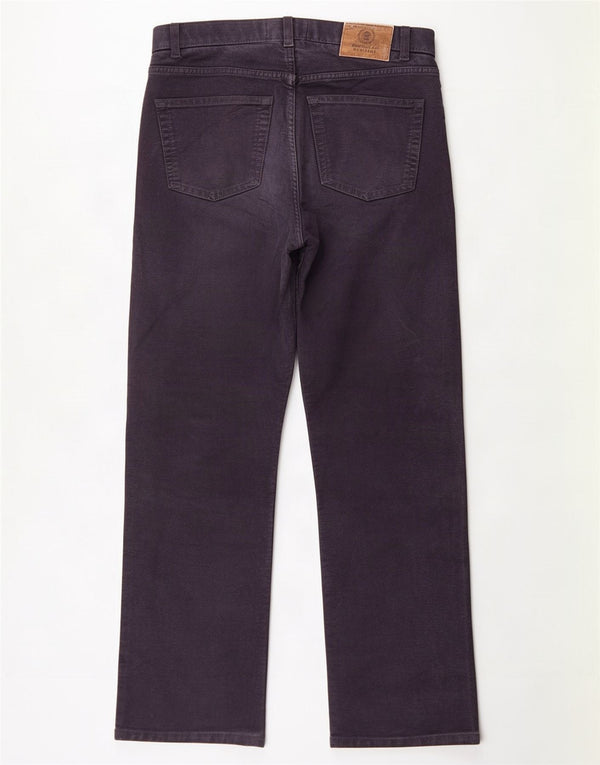 Marks & Spencer Mens Blue Harbour Straight Casual Παντελόνι W32 L31 Navy