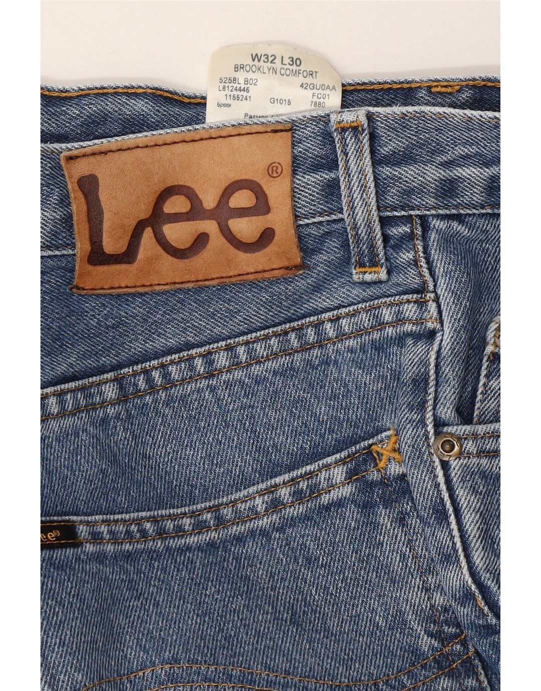 Ανδρικό τζιν LEE Brooklyn Comfort Straight W32 L30 Μπλε βαμβακερό