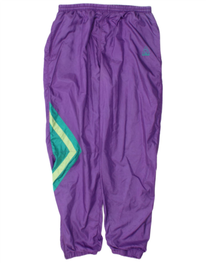 Active Ανδρική φόρμα παντελόνι Joggers Large Purple Geometric Polyamide