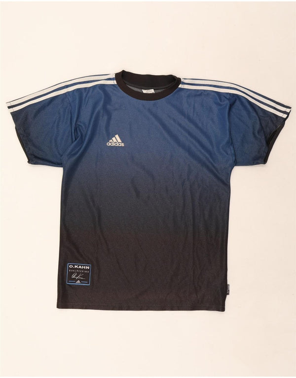 Ανδρικό γραφικό T-Shirt Adidas Top Small Blue Colourblock