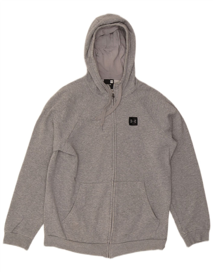 Ανδρικό πουλόβερ με κουκούλα με φερμουάρ UNDER Armour Μικρό Γκρι