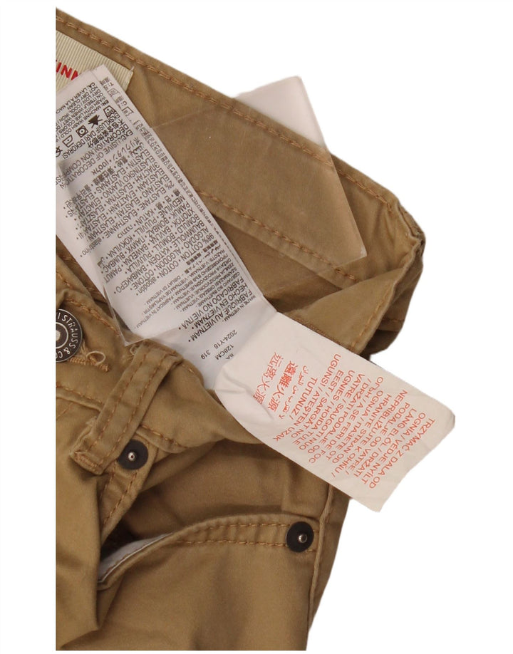 LEVI'S Boys 510 Skinny Casual Παντελόνι 7-8 ετών W24 L23 Μπεζ βαμβακερό