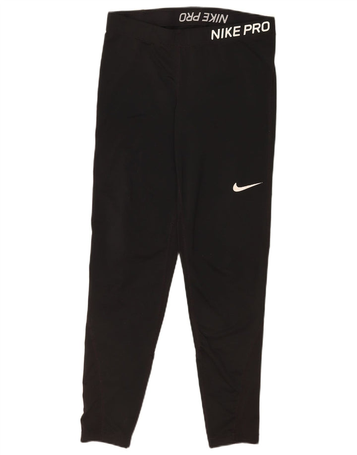 Γυναικείο κολάν Nike UK 16 μεγάλο μαύρο πολυεστέρα