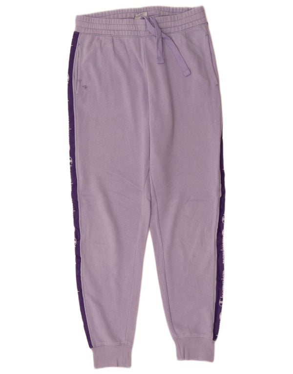 Champion γυναικεία αθλητική φόρμα παντελόνι Joggers UK 14 Medium Purple Colourblock