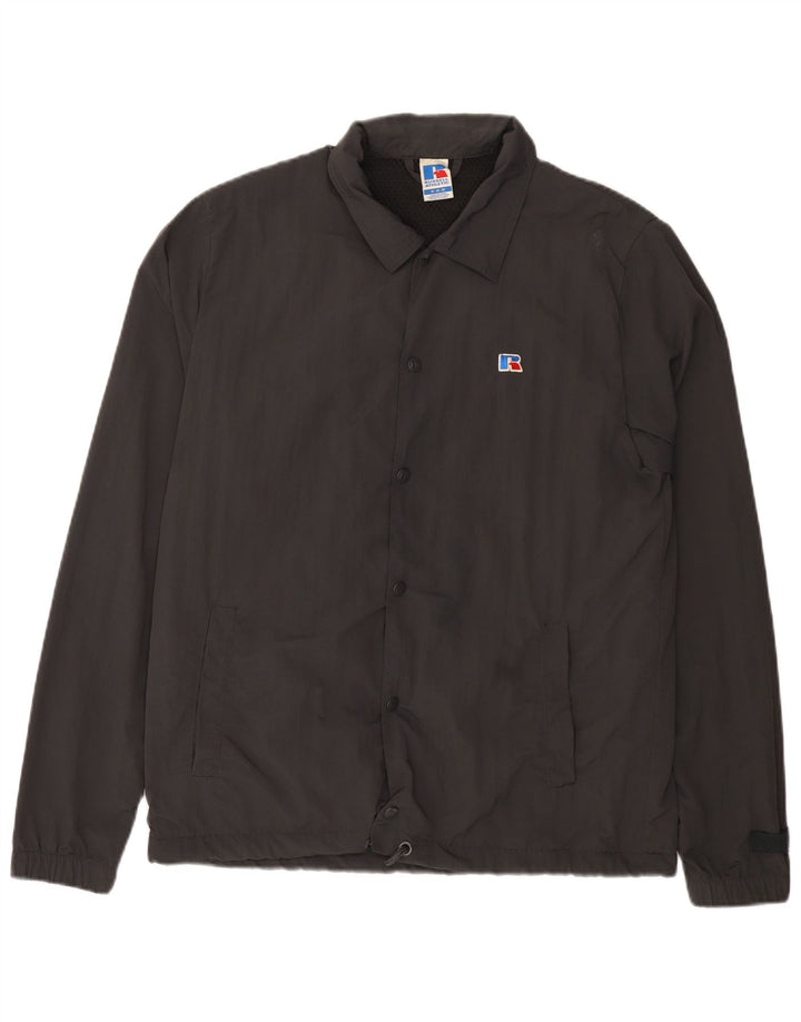 Russell Athletic Ανδρικό γραφικό μπουφάν μπουφάν UK 38 Medium Grey Polyamide