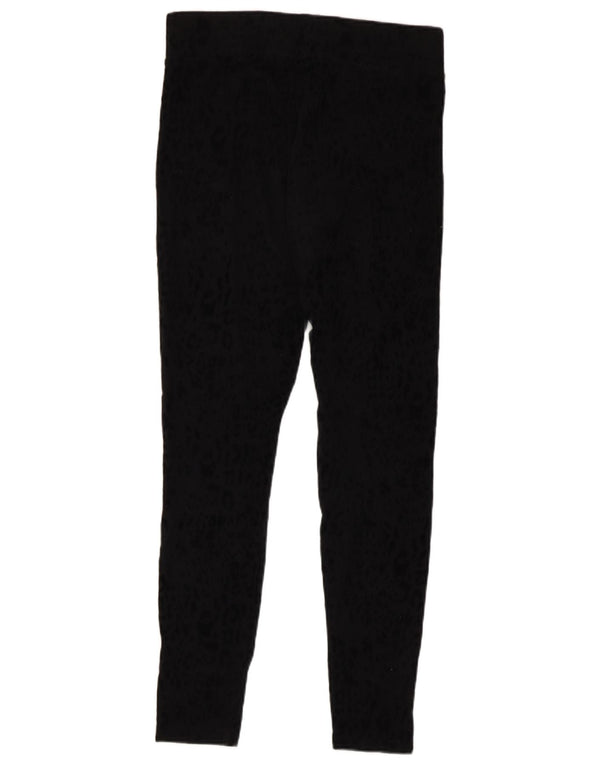 Γυναικεία κολάν Marks & Spencer UK 10 Small Black Animal Print Βαμβακερά