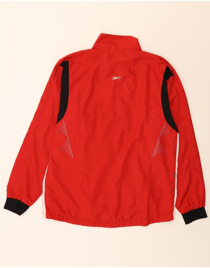 Ανδρικό μπουφάν βροχής Reebok UK 42 XL Red Colourblock Polyester