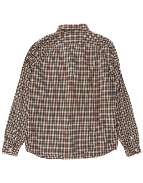 Ανδρικό πουκάμισο Lacoste Regular Fit Μέγεθος 43 Μεγάλο πράσινο βαμβακερό καρό
